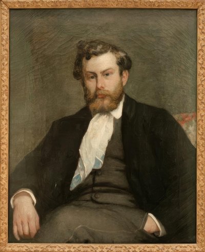 Portrait du peintre Alfred Sisley - Pierre Auguste Renoir