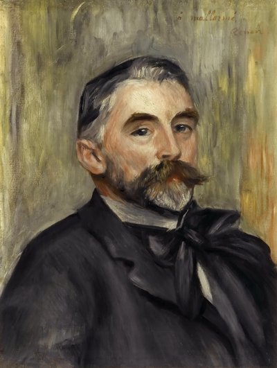 Portrait de Stéphane Mallarmé, 1842-1898 - Pierre Auguste Renoir