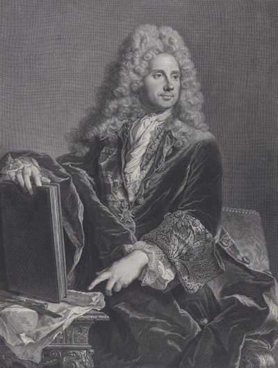 Portrait de Robert de Cotte - Pierre Drevet