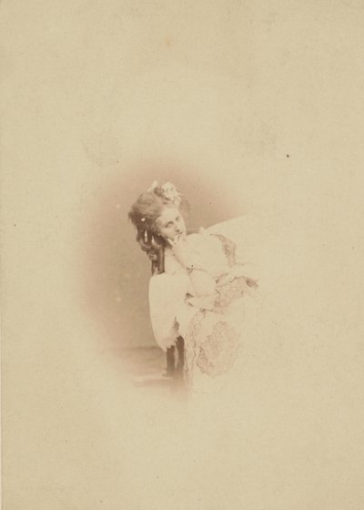 [Assis en robe Ritrosetta], 1861-67 - Pierre Louis Pierson