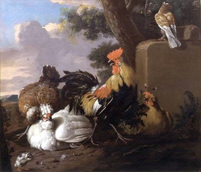 Oiseaux dans un paysage - Pieter Casteels