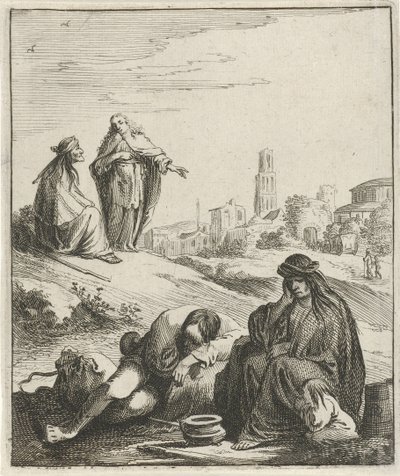 Majombe et Konstance et figures au repos - Pieter Nolpe