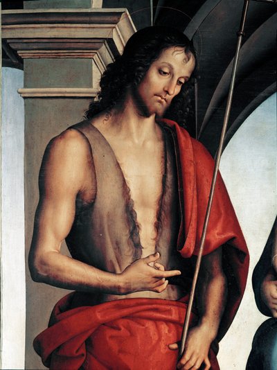 Détail de saint Jean-Baptiste - Pietro Perugino