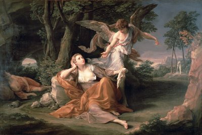 Agar dans le désert - Pompeo Girolamo Batoni