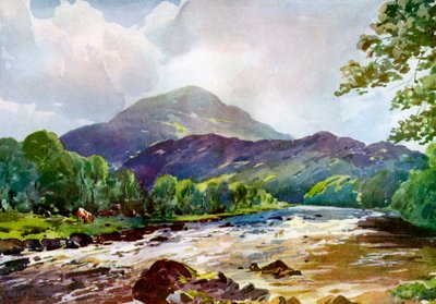 Sur le Teith près de Callander, Perthshire, 1924-1926 - RJ Begg