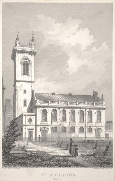 Église Saint-André Holborn - R. W. Billings