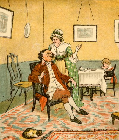 John Gilpin et sa femme, 1878, vers 1918 - Randolph Caldecott