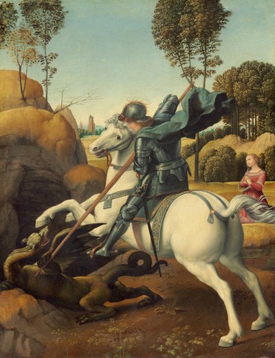 Saint Georges et le Dragon - Raphael