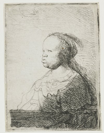 Femme africaine, 1628-32 - Rembrandt van Rijn