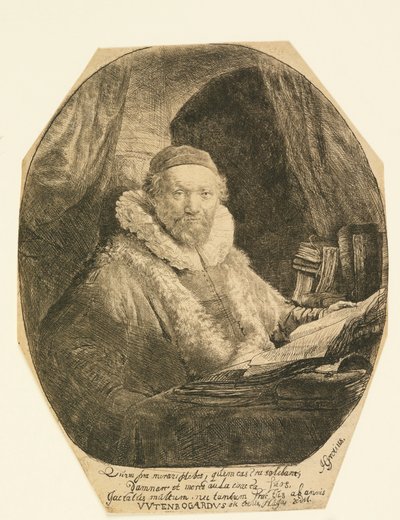 Jan Uytenbogaert, prédicateur - Rembrandt van Rijn