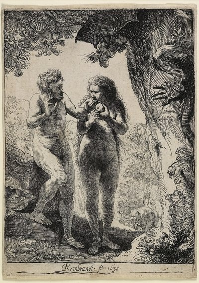 Adam et Ève - Rembrandt van Rijn