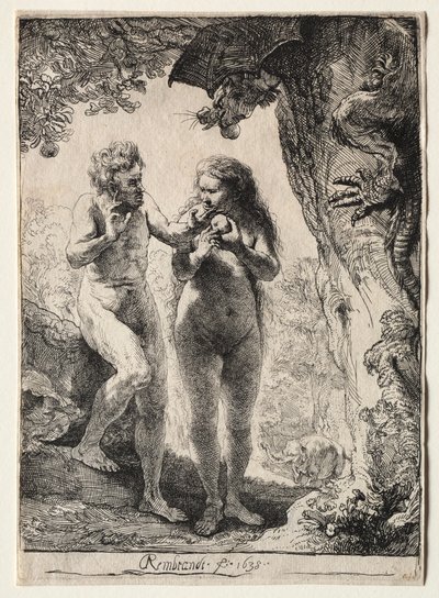 Adam et Ève, 1638 - Rembrandt van Rijn