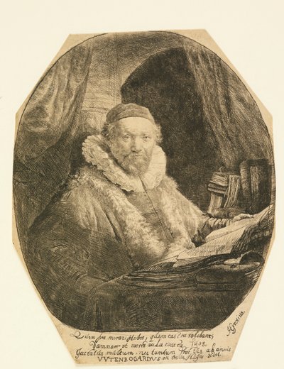 Jan Uytenbogaert, Prédicateur - Rembrandt van Rijn