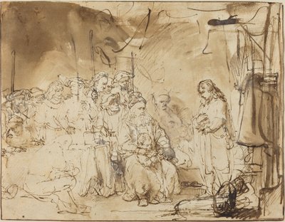 Joseph racontant ses rêves - Rembrandt van Rijn