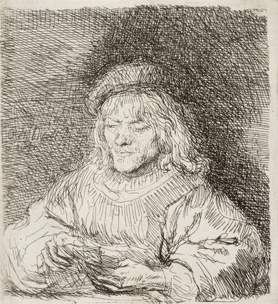 Le Joueur de cartes, 1641 - Rembrandt van Rijn