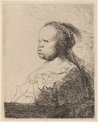 La Négresse blanche - Rembrandt van Rijn