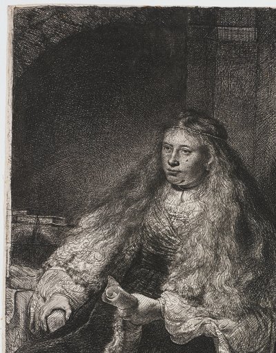 La grande mariée juive - Rembrandt van Rijn