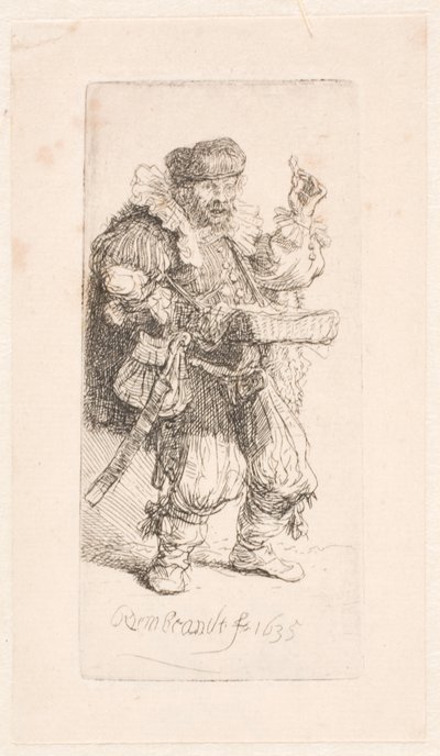 Le charlatan - Rembrandt van Rijn