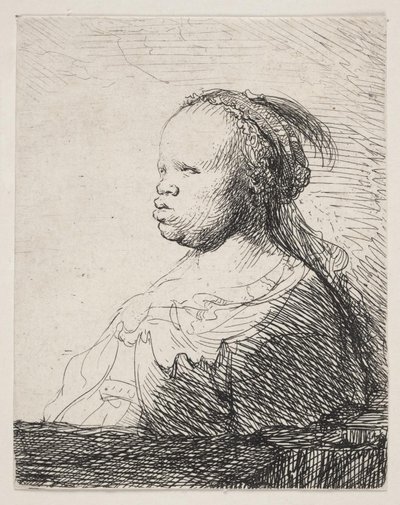 Le noir blanc - Rembrandt van Rijn