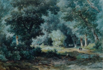 Intérieur de forêt - Remigius Adrianus van Haanen