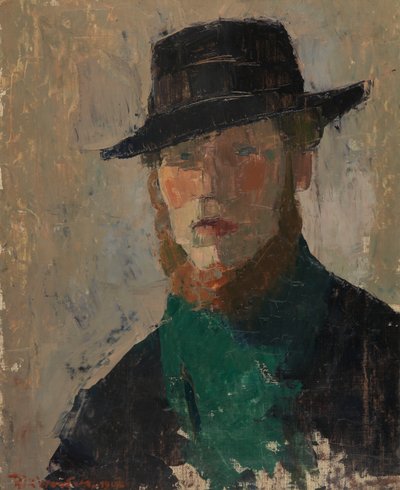 Autoportrait au chapeau noir - Rik Wouters