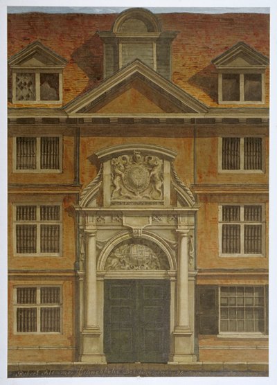 Blackwell Hall, City de Londres, 1819 - Robert Blemmell Schnebbelie