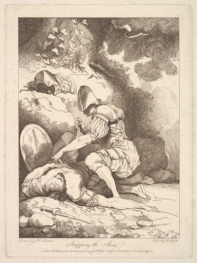 Dépouillant les morts, 15 novembre 1779 - Robert Blyth