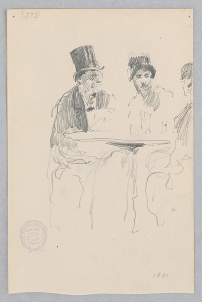 Scène de café - Robert Frederick Blum