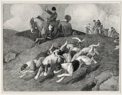 Scène de chasse - Robert Polhill Bevan