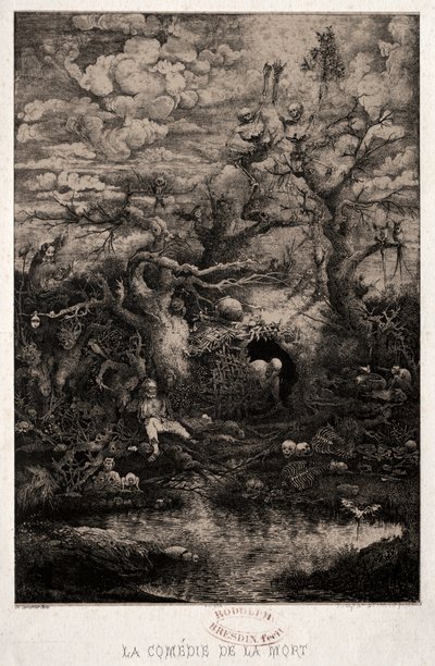 La Comédie de la Mort, 1854 - Rodolphe Bresdin