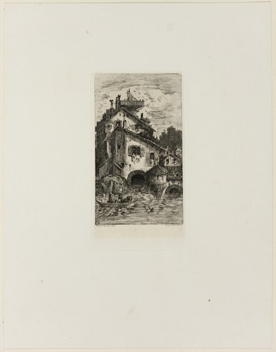 Moulin à eau - Rodolphe Bresdin