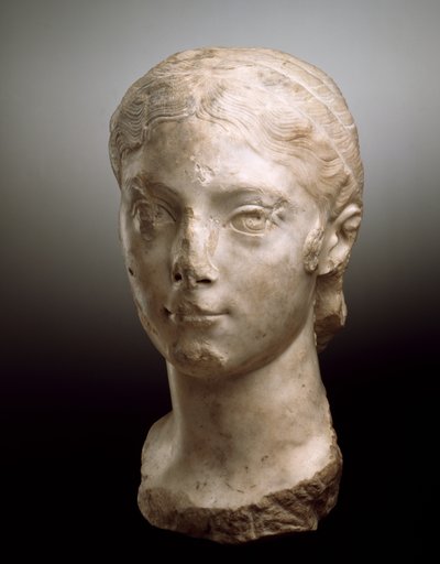 Tête de portrait de Plautilla, 203-205 après J.-C. - Roman