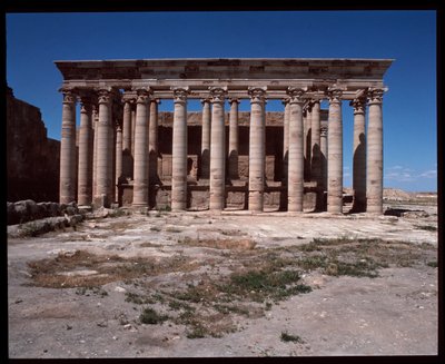 Vue du temple romain - Roman