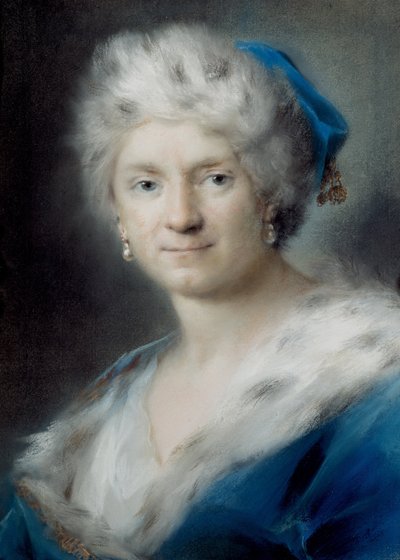 Autoportrait en hiver, 1731 - Rosalba Giovanna Carriera