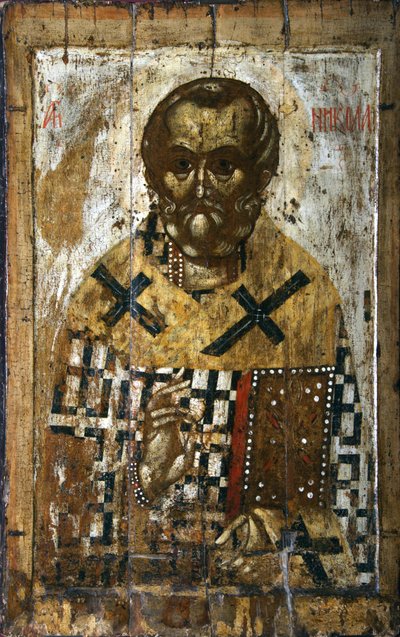 Saint Nicolas, 14ème siècle - Russian icon.