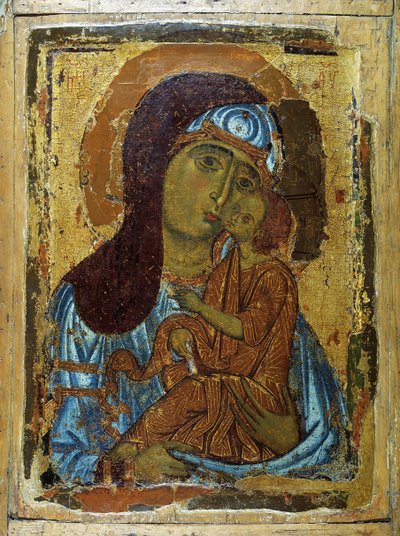 La Vierge Eleusa, début du XIIIe siècle - Russian icon.