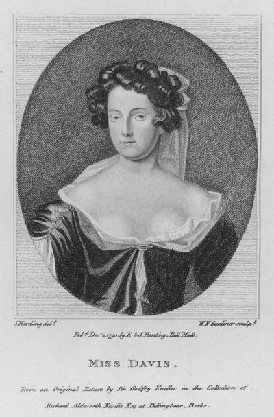 Mlle Davis (gravure) - S. (after) Harding