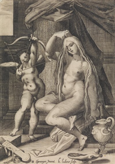 Vénus et Cupidon, 1571-1650 - Sadeler