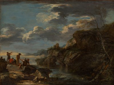 Bandits sur une côte rocheuse - Salvator Rosa