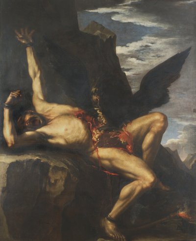 Prométhée et le vautour - Salvator Rosa