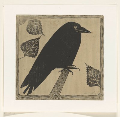 Corbeau - Samuel Jessurun de Mesquita (signed by artist)