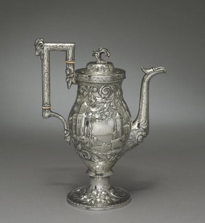 Cafetière néo-rococo, c.1840 - Samuel Kirk