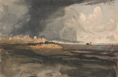 À Hailsham, Sussex : une tempête approche - Samuel Palmer