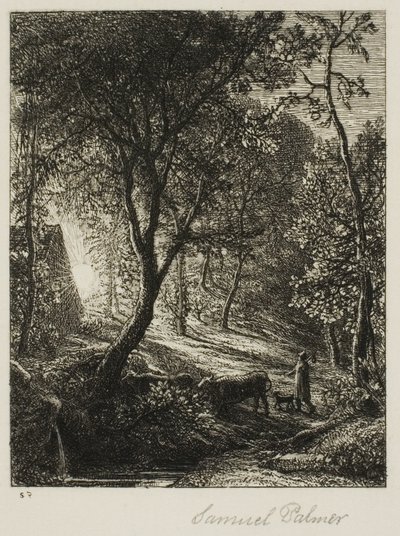 Coucher de soleil - Samuel Palmer