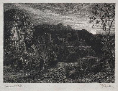 Le Crieur - Samuel Palmer