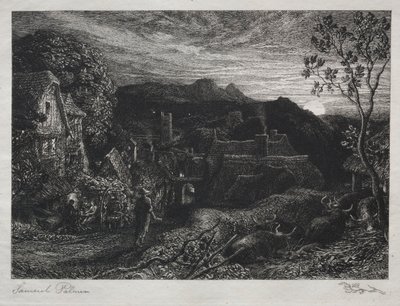 Le crieur - Samuel Palmer