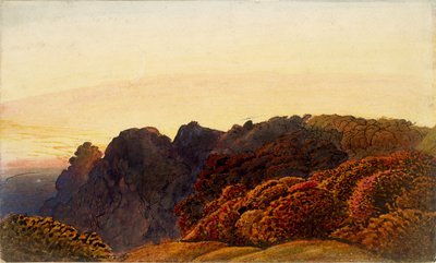 Crépuscule Jaune, vers 1830 - Samuel Palmer