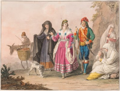 Costumes de Sicile - Saverio della Gatta