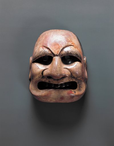 Masque de théâtre, périodes Asuka et Nara (552-794) - Japanese School