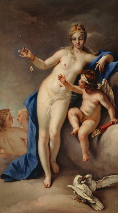 Vénus et Cupidon - Sebastiano Ricci